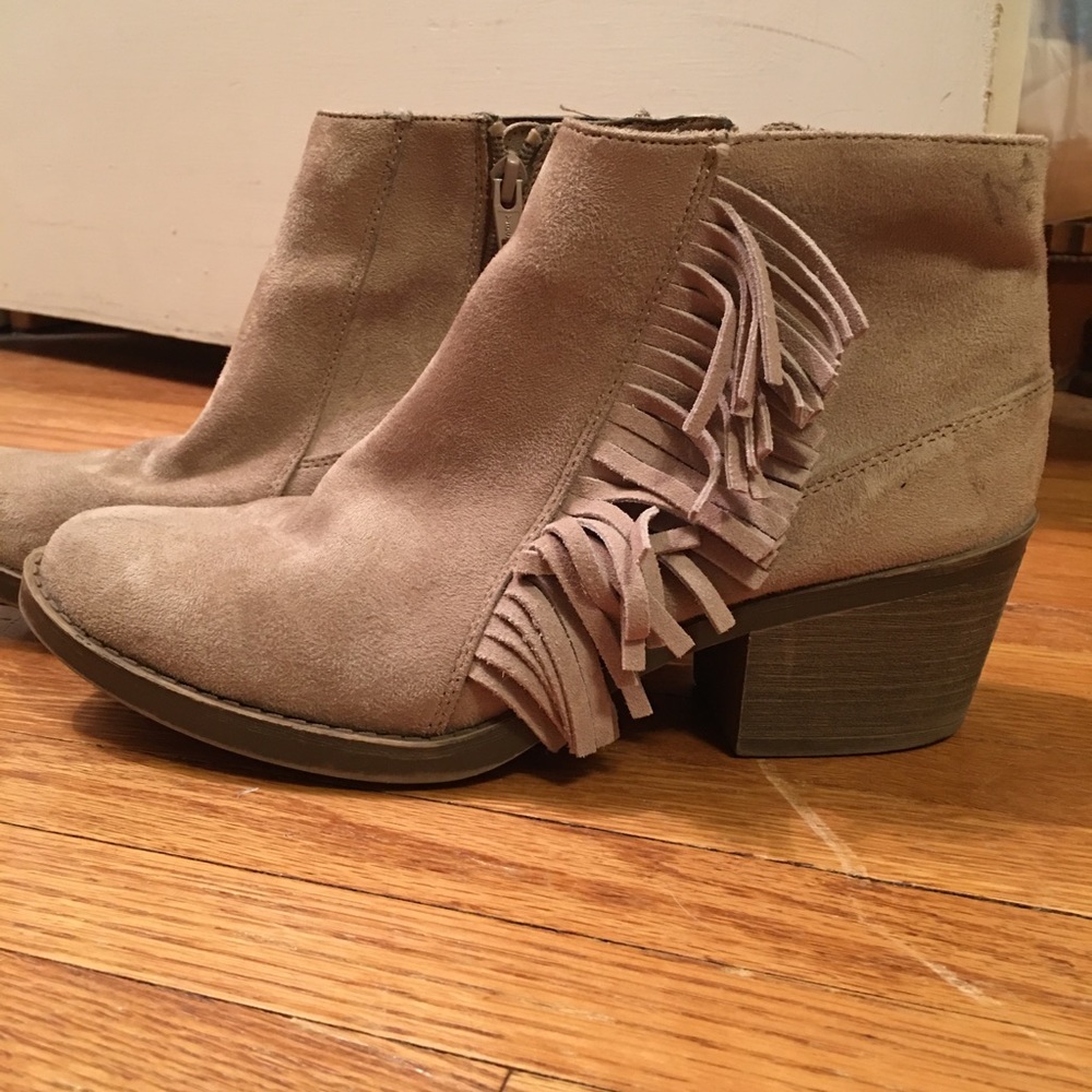Mossimo Supply Co. Fringe boots